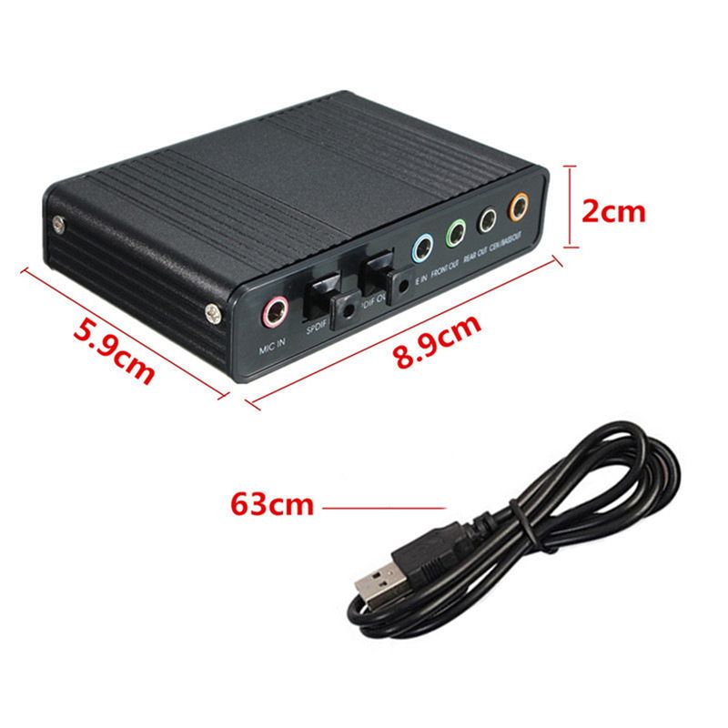 AA19 USB Optical Sound Card 6  - Usb Sound Card External 评论和价格
