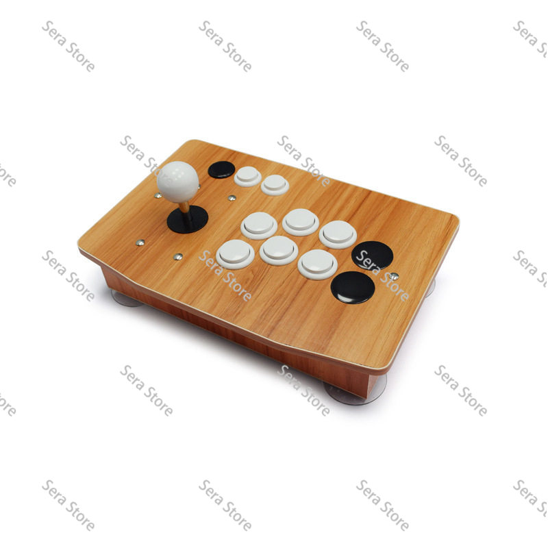 Solid Wood DIY Arcade Joystick - Retro Game Controller Usb 评论和价格