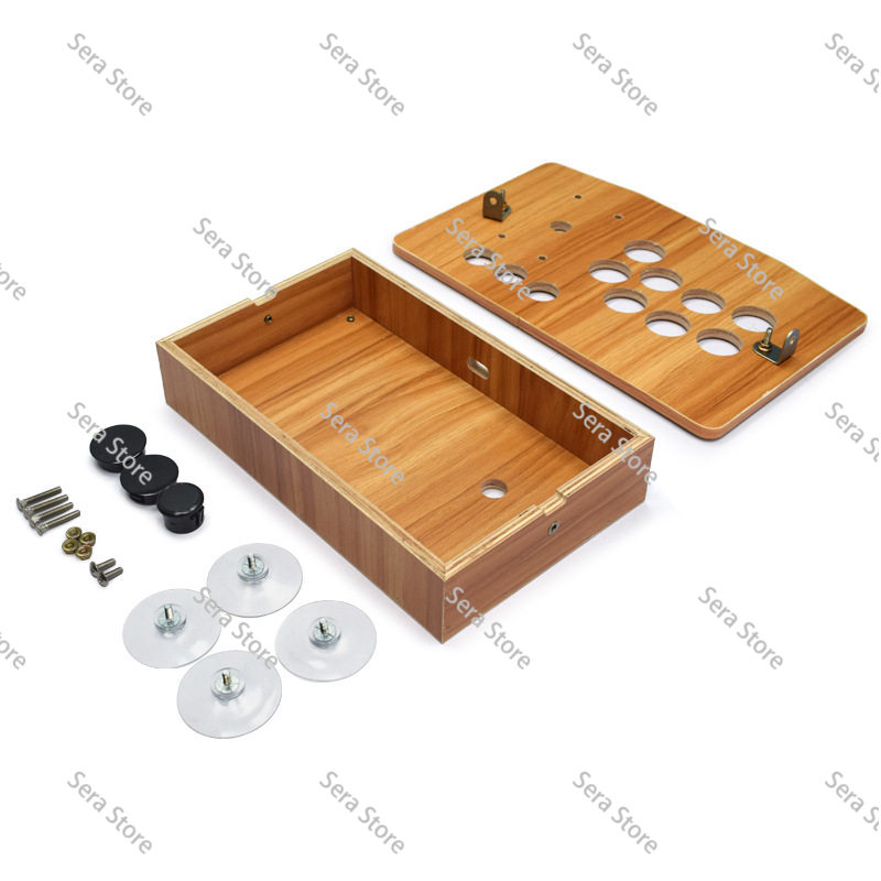 Solid Wood DIY Arcade Joystick - Retro Game Controller Usb 评论和价格