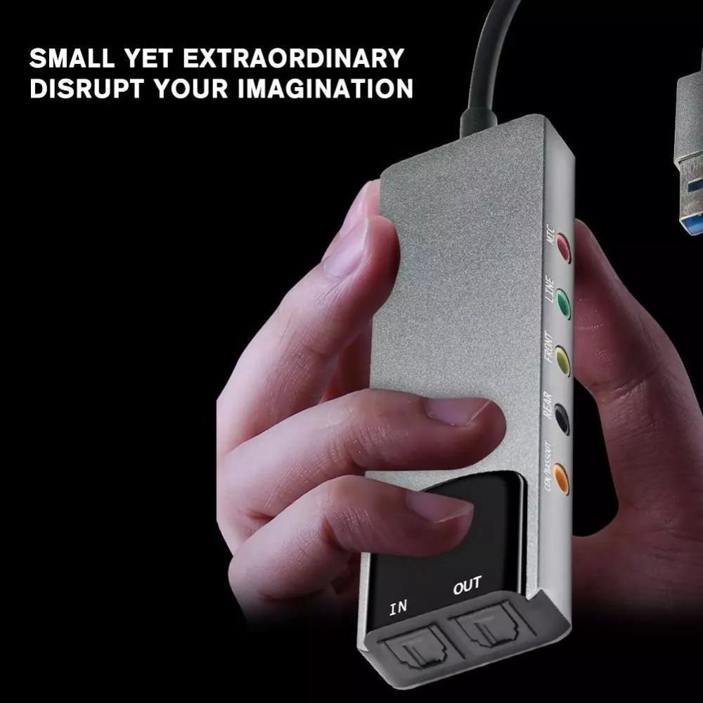 New USB Sound Card 7.1 5.1 Cha - Usb Sound Card External 评论和价格