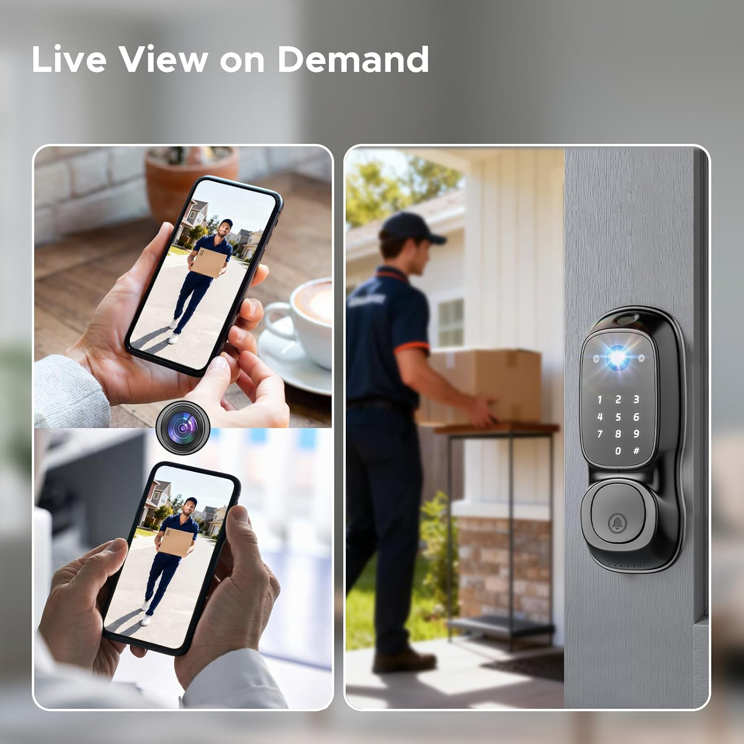 Tuya Wifi Smart Door Lock ‎Cam - Electronics & Gadgets Starting With V 评论和价格