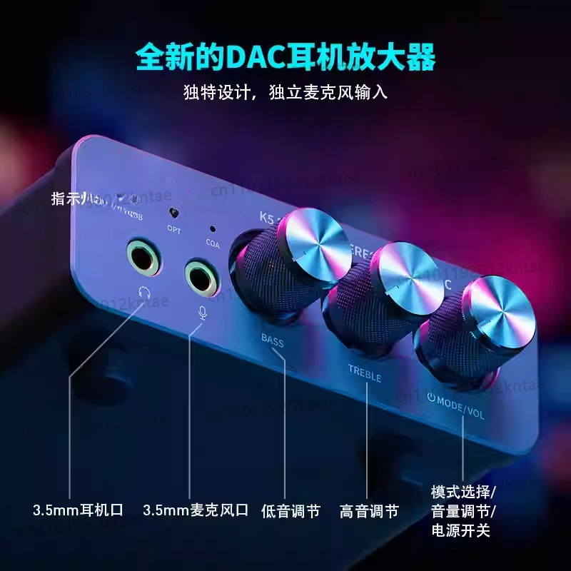 K5 PRO MINI Stereo DAC Headpho - Usb Sound Card External 评论和价格