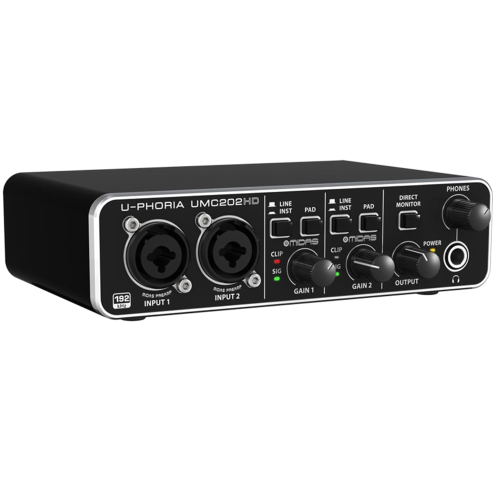 UMC202HD Microphone Amplifier  - Usb Sound Card External 评论和价格