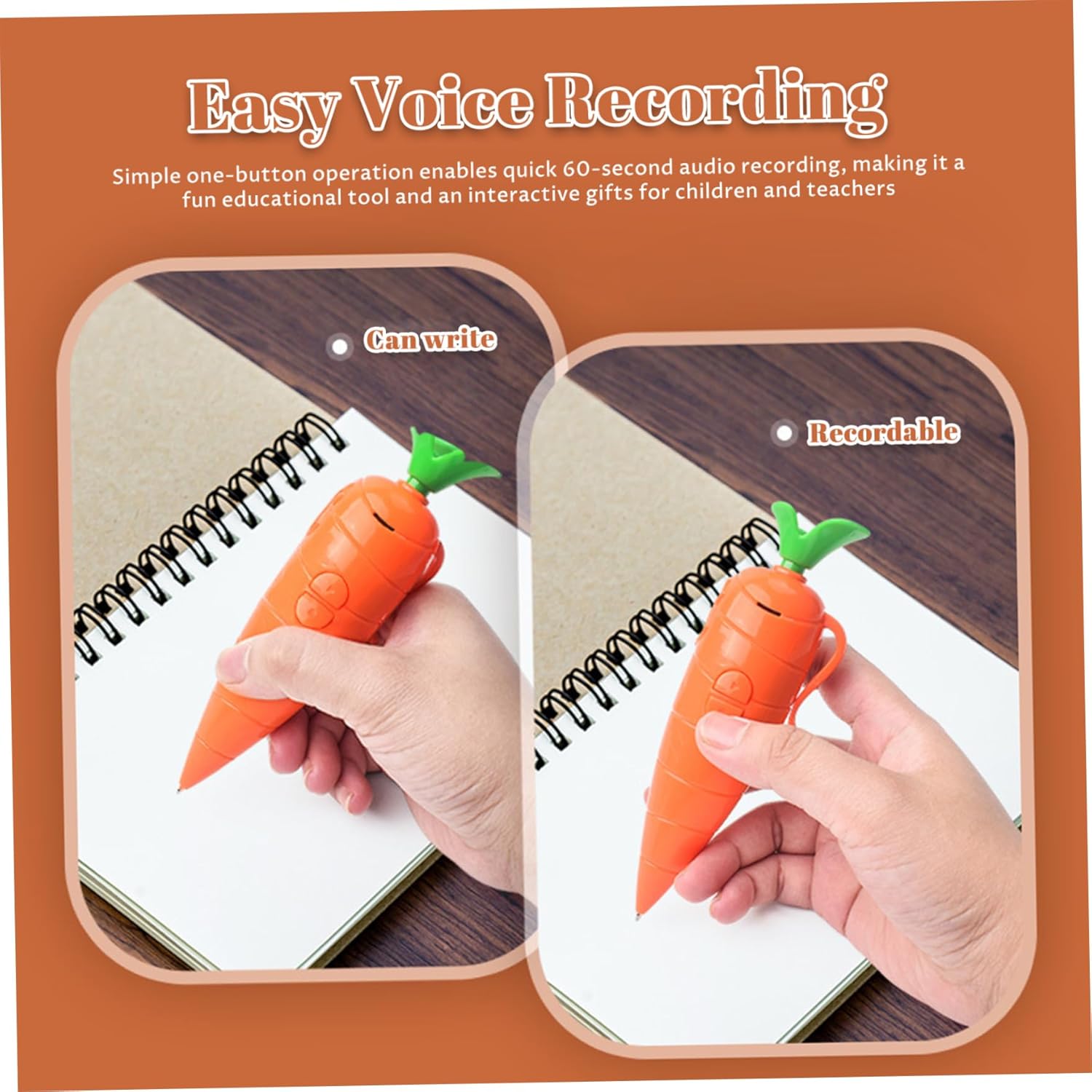 Carrot Voice Recorder Electron - Voice Recorder Pen 评论和价格