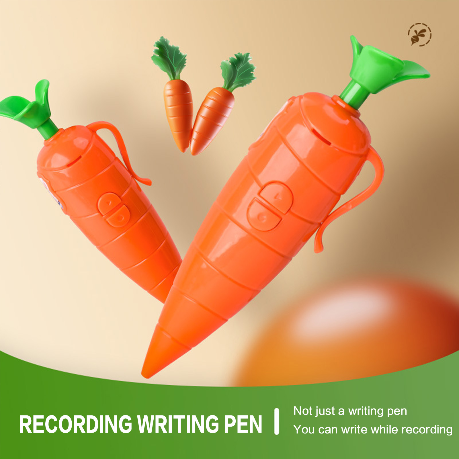 Carrot-Shaped Voice Recorder P - Voice Recorder Pen 评论和价格