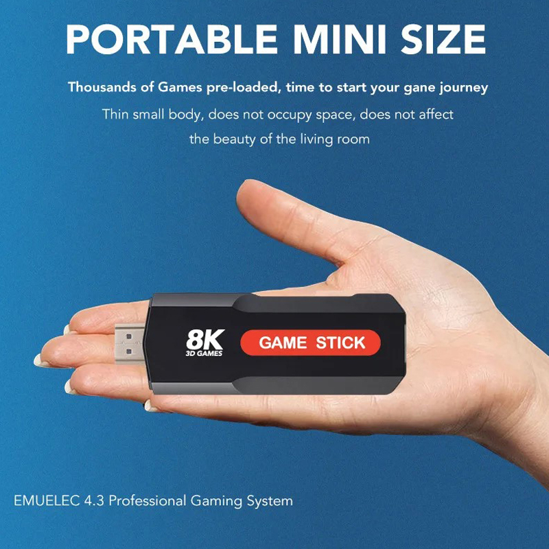 X2 Game Stick HD 4K 8K 3D Cons - Retro Game Controller Usb 评论和价格