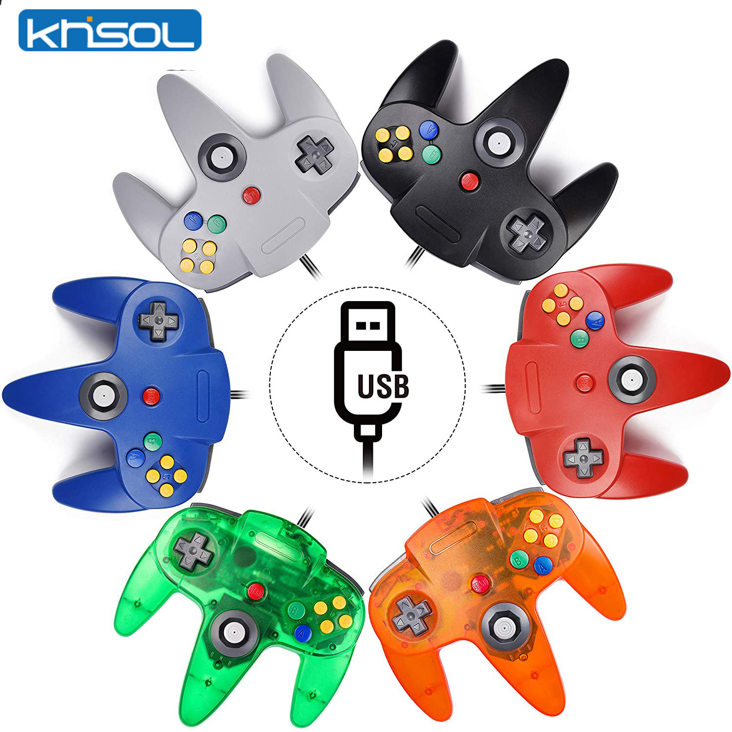 N64 Controller Classic USB Wir - Retro Game Controller Usb 评论和价格