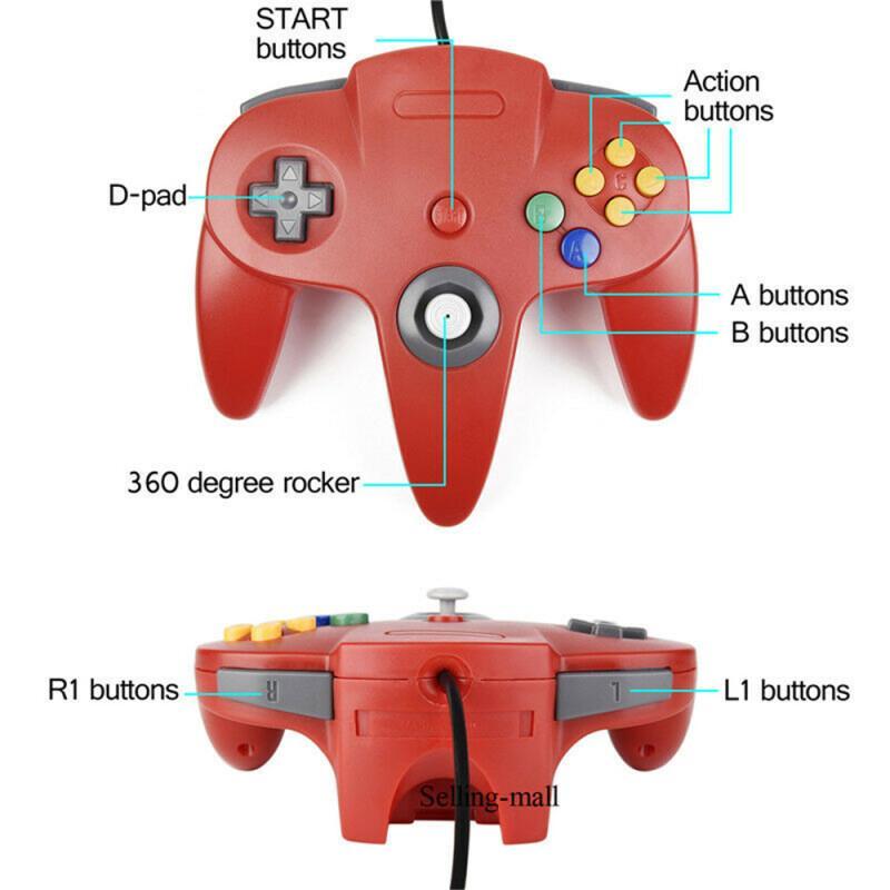N64 Controller Classic USB Wir - Retro Game Controller Usb 评论和价格
