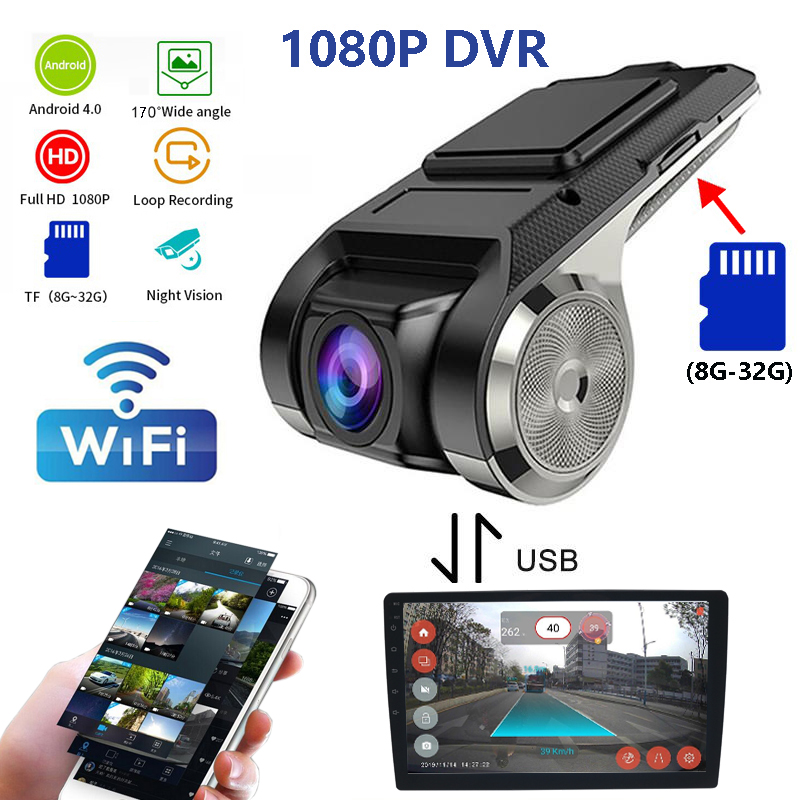 HD USB+Wifi Car Dash DVR Recor - Usb Sound Card External 评论和价格